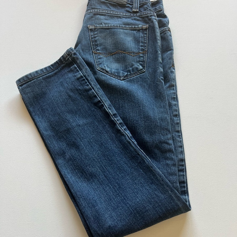 EUC Men's FreeWorld Messenger Jeans Men’s Size 30x29 Skinny Blue Denim (A)